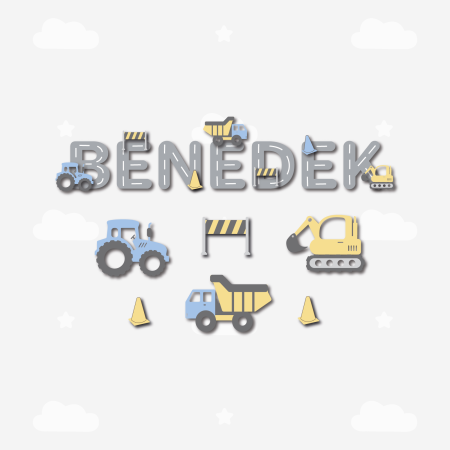 Névtábla- munkagépek