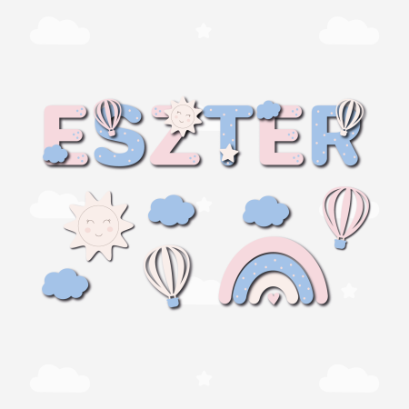 Névtábla- fenn az égen